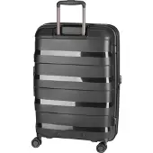 Stratic Straw+ - Koffer mittel - 66x45x28 cm - 3,7 kg - 65-74 L - Spinner - schwarz