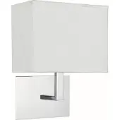 Licht-Erlebnisse Wandlampe Bauhaus Modern "Wall Lights" Chrom Metall Stoff Wandleuchte Wohnzimmer Schlafzimmer Flur