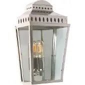 Elstead Lighting Elstead Mansion House Außen-Wandleuchte E27 Poliertes Nickel IP44