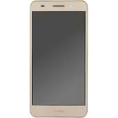 Huawei Original Display für Y6II Compact LCD + Rahmen Gold 02350VUK