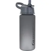 Lifeventure Flip-Top Wasserflasche, grau