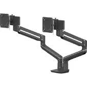 Fellowes Monitorarm Tallo, für 2 Displays bis 40" & je bis 9 kg, höhenverstell-/dreh-/schwenk-/neigbar, Gasfeder, Kabelführung, Tischklemme, schwarz