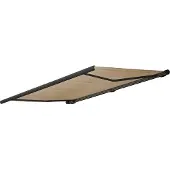 Mendler Elektrische Kassettenmarkise MCW-H27, Markise Vollkassette 6x3m Polyester creme, Rahmen anthrazit