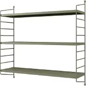 En.casa Modulares Wandregal Strängnäs 4er Set Kamelfarben