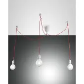 FABAS LUCE Pendelleuchte Blog E27 Ø120mm Weiß