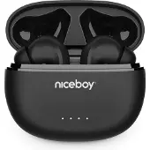 Niceboy HIVE Pins 3 ANC Black, Kabellos, Anrufe/Musik/Sport/Alltag, 20 - 20000 Hz, 48 g, Kopfhörer, Schwarz