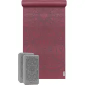 Yogistar Yoga-Set Starter Edition - lotus mandala (Yogamatte + 2 Yogablöcke)
