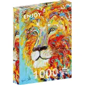 Enjoy Puzzle Bunter Löwe 1000 Teile