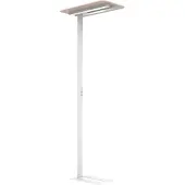 Unilux Stehleuchte NEXUS LED, Sensortechnik, 4000 K, 40000 Stunden, für bis zu 2 Arbeitsplätze, Sockel, weiß