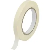 Toolcraft Kreppband Weiss (L x B) 50 m x