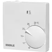 Eberle Raumregler Polarweiß (extra Flach, 5-30 Grad, mit Temperaturabsenkung)