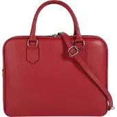 Cluty Aktentasche echt Leder, Made in Italy