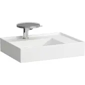 Laufen Waschtisch KARTELL 600x460mm Abl. re o ÜL 1 HL-Ausf. we LCC