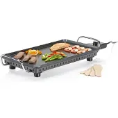 Princess 102240 Table Chef Superior, Arbeitsplatte, Aluminium, Schwarz, Aluminium, 460 x 260 mm, 6 Person(en)