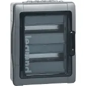 Legrand 601987 Feuchtraumverteiler Plexo3, Aufputz, IP65-IK09, 3-reihig, 54 Module