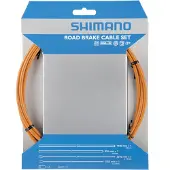 Shimano Road Bremszugset SIL-TEC beschichtet orange 2023 Bremszüge & -hüllen
