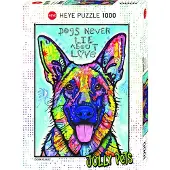 Heye Puzzle Dogs Never Lie, 1000 Teile, 1000 Stück(e), Kunst