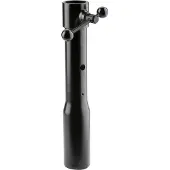 König & Meyer Verbindungshülse 66350 für Boxenstative, TV-Zapfen Ø 28 mm, M10x20 Gewindebolzen, 40x40x249 mm