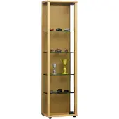Hioshop Sammel Stand Vitrine Holz Glas Edana Mini