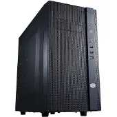 Cooler Master N200, Mini Tower, PC, Schwarz, micro ATX, Mini-ITX, Kunststoff, Stahl, Heimbüro