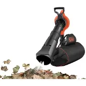 Black & Decker BEBLV290, Handgehaltenes Gebläse, 390 km/h, 55 l, 16:1, Schwarz, Orange, 102,5 dB