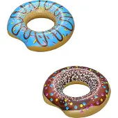 Bestway Schwimmring Donut Ø 107 cm - Blau oder Schoko