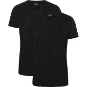 Camano T-Shirt "T-Shirt Men Comfort BCI Cotton V-Neck T-Shirt 2P 2er Pack", Herren, Gr. XL, schwarz, Obermaterial: 100% Baumwolle CO., Shirts T-Shirt
