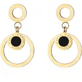 Ailoria Paar Ohrhänger "Ohrringe AXELLE", gold, Ohrringe, Damen, Edelstahl, Paar Ohrhänger