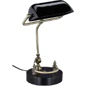 Relaxdays Bankerlampe