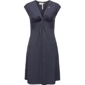 Ragwear Jerseykleid "Comfrey Solid" Ohne Taschen stylisches Sommerkleid mit tiefem V-Ausschnitt