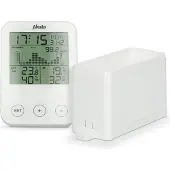 Alecto WS-1200 - Wetterstation mit kabelloser Messung der Niederschlagsmenge, weiß