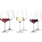Leonardo Gläser-Set "Weingläser Puccini 6er Set transparent" Ideal für den Alltag, spülmaschinengeeignet