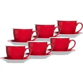 Ritzenhoff & Breker Milchkaffee Tassen mit Untertassen Doppio