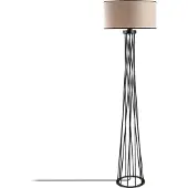Opviq , Moderne Stehlampe mit Metallkörper, Weiß, 50 cm x 175 cm x 50 cm | E27 Fassung, max. 40 W, IP 20, 200 cm Kabel, elegantes Design für Wohn- und Arbeitsräume.