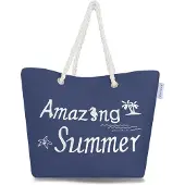 Normani Bequeme Sommer-Umhängetasche, Strandtasche