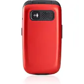 Panasonic KX-TU550, Klappgehäuse, 7,11 cm (2.8"), 1,2 MP, Bluetooth, 1400 mAh, Rot