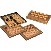 Philos Schach-/Dame-/Backgammon-Kassettenfeld 43 mm, Königshöhe 77 mm