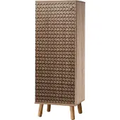 Kalune Design | Schuhschrank Vegas Bruin Hout 50x38x135 cm | NADUVI