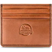 Farmhood Memphis Kreditkartenetui RFID Schutz Leder 10 cm