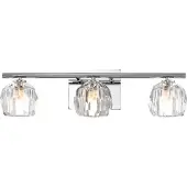 Elstead Lighting Regalia LED Wandleuchte G9 3-fach Poliertes Chrom Klar IP44