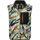 Ragwear Fleeceweste "Collsy Vest" Gemusterte Herren Fleecejacke mit hohem Kragen
