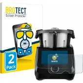 BROTECT 2x Schutzfolie für SilverCrest Monsieur Cuisine Smart BLACK EDITION Displayschutz Displayschutzfolie Folie Matt Entspiegelungsfolie