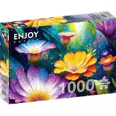 Enjoy Puzzle Puzzle Blumen im Regen 1000 Teile