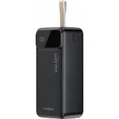 Choetech Powerbank 40000mAh Schwarz, Dual USB-A & USB-C, PD22.5W - Leistungsstarker Akku für mobile Geräte