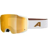 Alpina Skibrille Taos Q Unisex White/Gold Matt