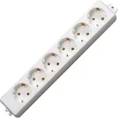 Kopp 129401009, Typ F, CEE 7/4, Weiß, Thermoplast, IP20, 250 V