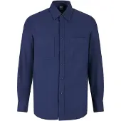 Urban Classics vielseitiges Herren Polo-Shirt Reißverschluss Kapuze 120 g/m² mit Baumwolle Navy