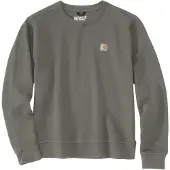 Carhartt Pullover French Terry Crewneck Damen Dusty Olive-L