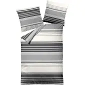 TRAUMSCHLAF Melange Flanell Bettwäsche Montreal 200x220 cm + 2x 80x80 cm