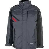 Planam Winterjacke Highline Grösse XXL schiefer/schwarz/rot